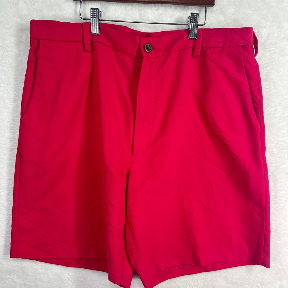 Chaps Golf Shorts Mens‎ 36 Pink Chaps 78 Performance Flat Front